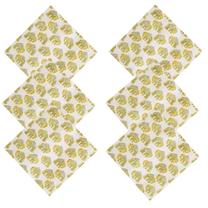 Elephant Printed Cotton Napkins Home Dining Table Decor - Image 4