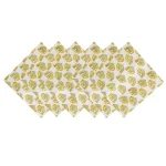 Elephant Printed Cotton Napkins Home Dining Table Decor - Image 5