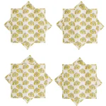 Elephant Printed Cotton Napkins Home Dining Table Decor - Image 6