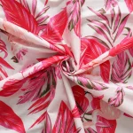 Flamingo Printed Cotton Fabric Napkins - Image 6