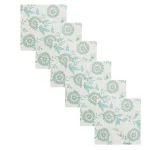 Floral Printed Cotton Dining Table Decor Napkins - Image 2