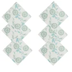 Floral Printed Cotton Dining Table Decor Napkins