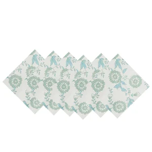 Floral Printed Cotton Dining Table Decor Napkins - Image 4