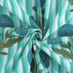 Floral & Stripe Printed Napkins Set - Image 6