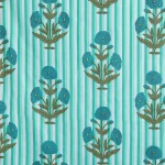 Floral & Stripe Printed Napkins Set - Image 7