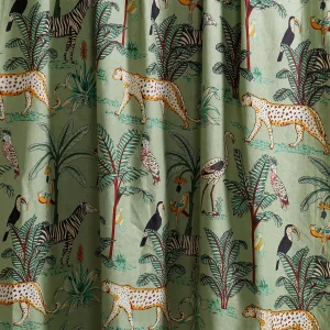 Green Forest Print 100% Cotton Voile Fabric Table Napkins - Image 8