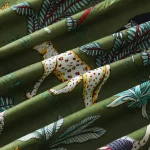 Green Forest Printed Dining Table Napkins - Image 8