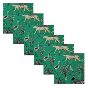 Green Napkins Set of 48 PC Pure Cotton Tea Cloth - Image 4