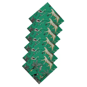 Green Napkins Set of 48 PC Pure Cotton Tea Cloth - Image 5