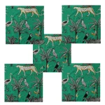 Green Napkins Set of 48 PC Pure Cotton Tea Cloth - Image 2
