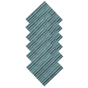 Green Striped Print Napkins Dining Table Decor Cloth - Image 4