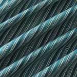 Green Striped Print Napkins Dining Table Decor Cloth - Image 6