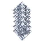 Grey Color Palm Tree Printed Cotton Napkins - Image 3
