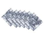 Grey Color Palm Tree Printed Cotton Napkins - Image 4