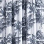 Grey Color Palm Tree Printed Cotton Napkins - Image 8