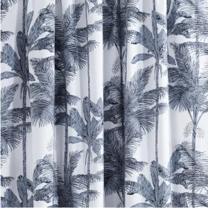 Grey Color Palm Tree Printed Cotton Napkins - Image 8