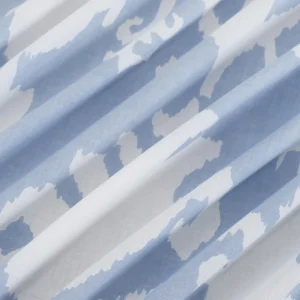 Grey Ikat Printed Napkins Set Washable Cloth - Image 10