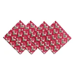 Hand Block Floral Print Cloth Table Decor Napkins - Image 4