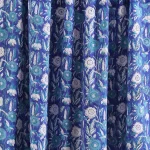 Hand Block Print Blue Floral Napkins - Image 7