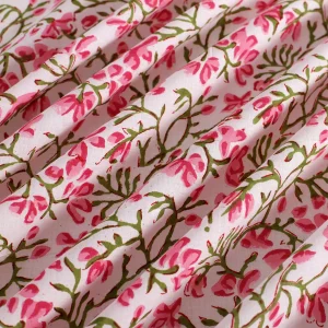 Hand Block Print Cotton Voile Fabric Kitchen Napkins - Image 6