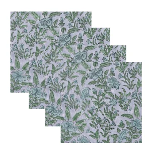 Hand Block Printed Cotton Napkins Wedding Table Cloth - Image 3