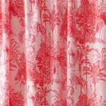 Handmade Red Forest Printed Cotton Napkins - Image 8