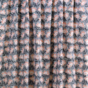 Indian Cotton Floral Block Print Napkins - Image 5