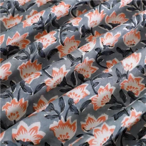 Indian Cotton Floral Block Print Napkins - Image 6
