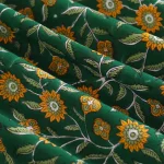 Indian Hand Block 100%Cotton Print Napkins Green Floral - Image 10