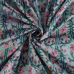 Indian Hand Block Butterfly's Printed Cotton Napkins - Image 6