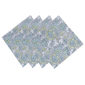 Indian Hand Block Printed Pure Cotton Napkins - Image 3