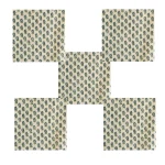 Indian Leaf Print Table Cloth Reusable Cotton Napkins Set - Image 3