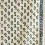 Indian Leaf Print Table Cloth Reusable Cotton Napkins Set - Image 8