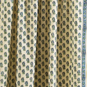 Indian Leaf Print Table Cloth Reusable Cotton Napkins Set - Image 9