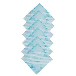 Indian Tie Dye Stripe Printed Kitchen Table Napkins - Image 4