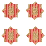 Indian Tiger Printed Dinning Table Cotton Napkins - Image 5