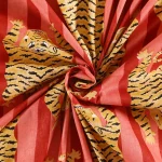 Indian Tiger Printed Dinning Table Cotton Napkins - Image 8