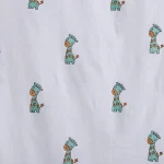 Kids Giraffe Block Printed Cotton Napkins Set - Image 5