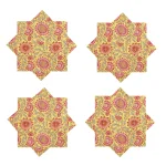 Kitchen & Table Decor Hand Block Printed Cotton Napkins - Image 2