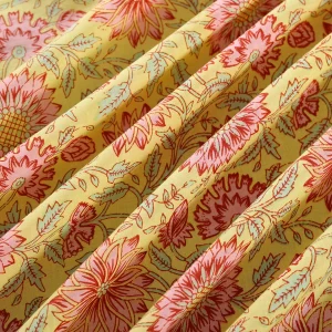 Kitchen & Table Decor Hand Block Printed Cotton Napkins - Image 8