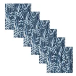 Luxury Blue Soft Cotton Napkins Dinner Table Cloths - Image 2