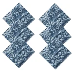 Luxury Blue Soft Cotton Napkins Dinner Table Cloths - Image 3
