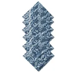 Luxury Blue Soft Cotton Napkins Dinner Table Cloths - Image 4
