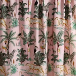 Luxury Pink Forest Print Fabric Napkins Set - Image 8
