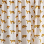 Luxury White Tiger Print Cotton Napkins - Image 7