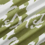 Napkins Green Ikat Printed Cotton Square Cloths - Image 10