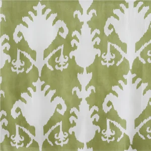 Napkins Green Ikat Printed Cotton Square Cloths - Image 8