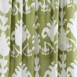 Napkins Green Ikat Printed Cotton Square Cloths - Image 9