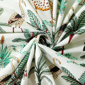New Handmade White Forest Print Cotton Napkins - Image 7
