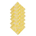 New Yellow Floral Printed Pure Cotton Napkins - Image 4
